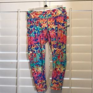 Swim systems swim fabric capri pants